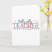 Lehrergeschenk | Froher Lehrer Karte (Gelbe Blume)