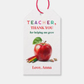 Lehrergeschenk - Geschenkanhänger mit Dankeschön-N (Vorderseite)