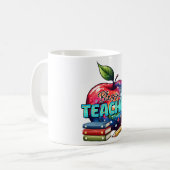 Lehrergeschenk | Gesegneter Lehrer Kaffeetasse (Vorderseite Links)