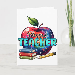 Lehrergeschenk Gesegneter Lehrer Karte