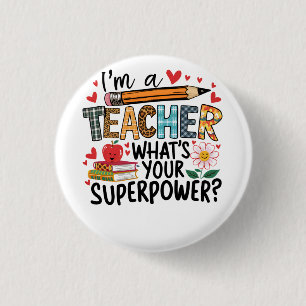 Lehrergeschenk Ich bin ein Lehrer Button