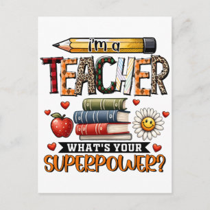 Lehrergeschenk   Ich Bin Ein Lehrer Postkarte