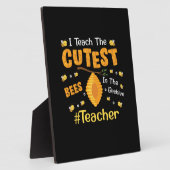 Lehrergeschenk ich lehre die Niedlichsten Bienen Fotoplatte (Seite)