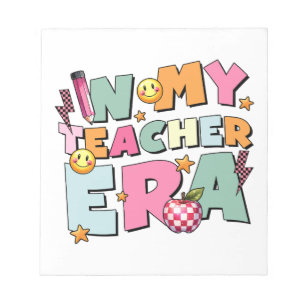 Lehrergeschenk In meiner Lehrerära Notizblock