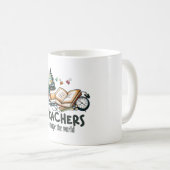 Lehrergeschenk | Lehrer verändern die Welt Kaffeetasse (VorderseiteRechts)