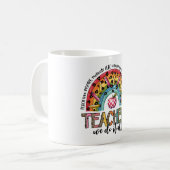 Lehrergeschenk | Lehrer Wir Machen Alles Kaffeetasse (Vorderseite Links)
