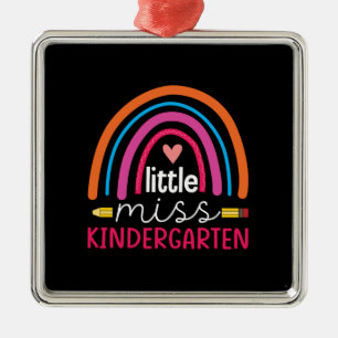 Lehrergeschenk Little Miss Kindergarten Ornament Aus Metall