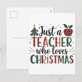 Lehrergeschenk | Nur ein Lehrer, der Weihnachten l (Vorne/Hinten)
