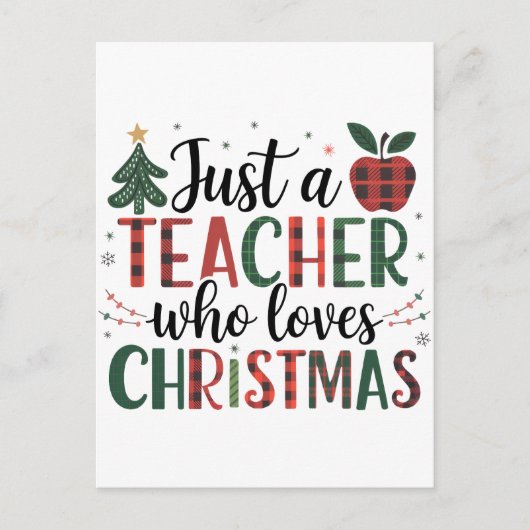 Lehrergeschenk | Nur ein Lehrer, der Weihnachten l (Vorderseite)