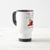Lehrergeschenk - Reisebecher mit Dankeschön-Nachri (Vorderseite Links)