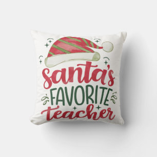 Lehrergeschenk   Santas Lieblingslehrer Kissen