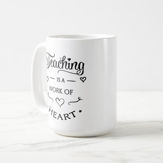 Lehrergeschenk Schale Kaffeetasse (Vorderseite Links)