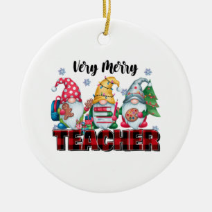 Lehrergeschenk Sehr fröhlicher Lehrer Keramik Ornament