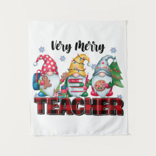 Lehrergeschenk Sehr fröhlicher Lehrer Wandteppich
