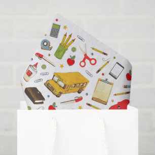 Lehrergeschenk Seidenpapier