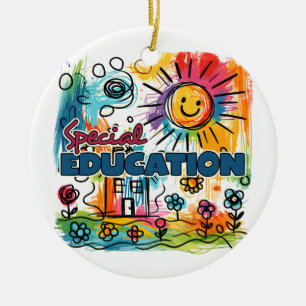 Lehrergeschenk Sonderpädagogik Keramik Ornament