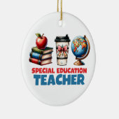 Lehrergeschenk | Sonderpädagogik-Lehrer Keramik Ornament (Rechts)