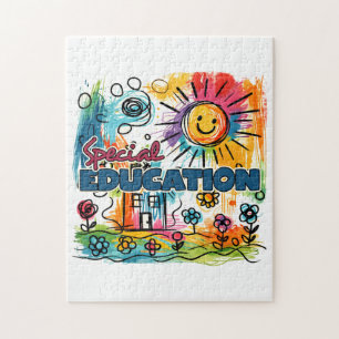 Lehrergeschenk Sonderpädagogik Puzzle