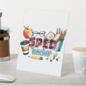 Lehrergeschenk | Sonderschullehrer Sockelschild (In SItu)