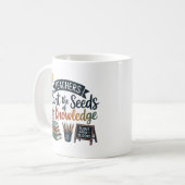 Lehrergeschenk-Subimationsdesign, Zurück zur Schul Kaffeetasse (Vorderseite Links)