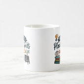 Lehrergeschenk-Subimationsdesign, Zurück zur Schul Kaffeetasse (Mittel)
