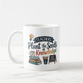 Lehrergeschenk-Subimationsdesign, Zurück zur Schul Kaffeetasse (Links)
