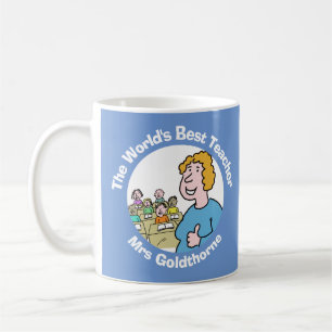 Lehrergeschenk. Weltbeste Lehrerinnen Kaffeetasse