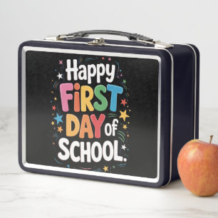 Lehrergeschenk zum ersten Schultag Metall Brotdose