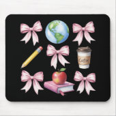 Lehrergeschenke Kaffee Bogen Süß Dankeschön Gesche Mousepad (Vorne)