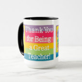 Lehrergeschenke Tasse (Vorderseite Links)