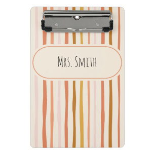 Lehrerheft, personalisiertes Lehrergeschenk, Kunde Mini Klemmbrett