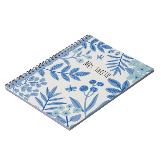 Lehrerheft, personalisiertes Lehrergeschenk, Kunde Notizblock (Linke Seite)