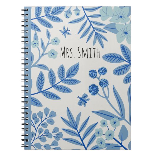 Lehrerheft, personalisiertes Lehrergeschenk, Kunde Notizblock (Vorderseite)