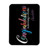 Lehrerin Abschluss Glückwunsch Geschenk Magnet (Vertikal)