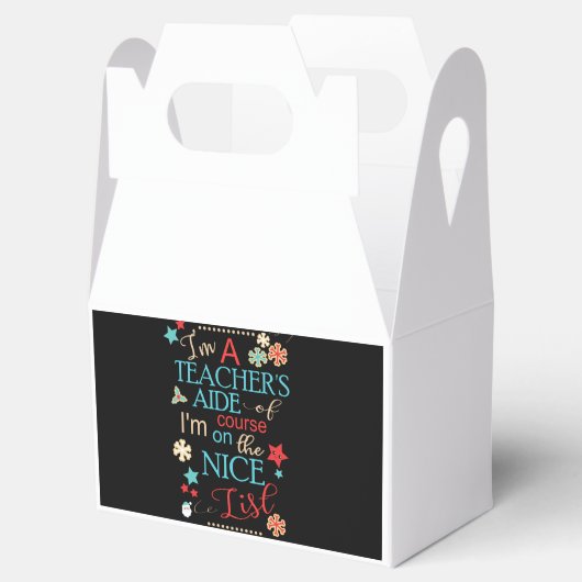 Lehrerin Aide Funny Weihnachtsgeschenk Ich bin ein Geschenkschachtel (Geöffnet)