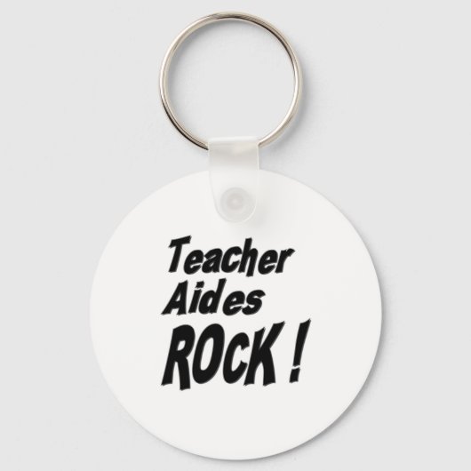 Lehrerin Aides Rock! Schlüsselanhänger (Vorderseite)