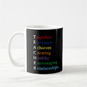 Lehrerin Akronym Spaß Lehrerin Wertschätzung Kaffeetasse (Links)