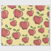 Lehrerin Apple Geschenkpapier (Flach)