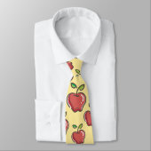 Lehrerin Apple Tree Patterns Preschool Art Teacher Krawatte (Gebunden)