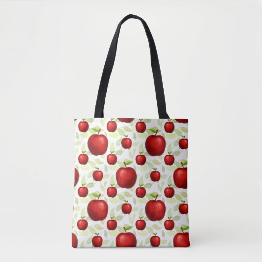 Lehrerin Apple Tree Patterns Preschool Art Teacher Tasche (Vorderseite)
