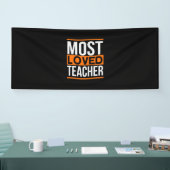Lehrerin Art am liebsten Lehrer Banner (Messe)