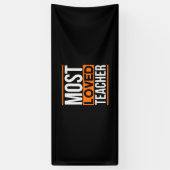 Lehrerin Art am liebsten Lehrer Banner (Vertikal)