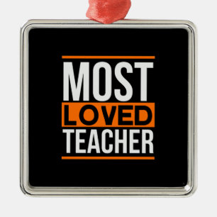 Lehrerin Art am liebsten Lehrer Ornament Aus Metall