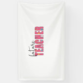 Lehrerin Art Future Lehrerin Banner (Vertikal)