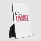 Lehrerin Art Future Lehrerin Fotoplatte (Seite)