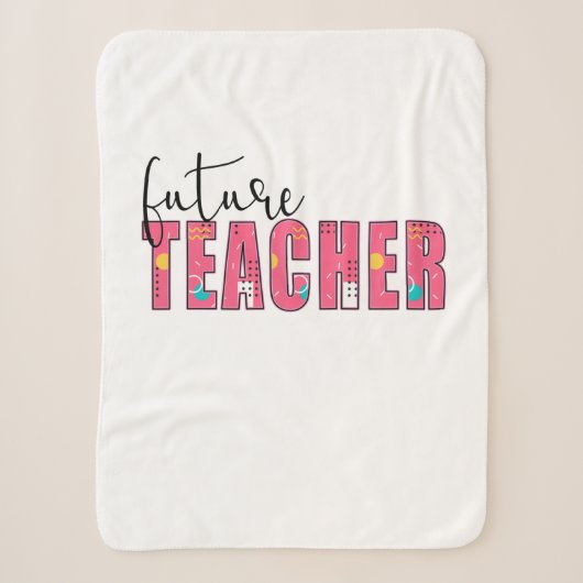 Lehrerin Art Future Lehrerin Sherpadecke (Vorderseite)
