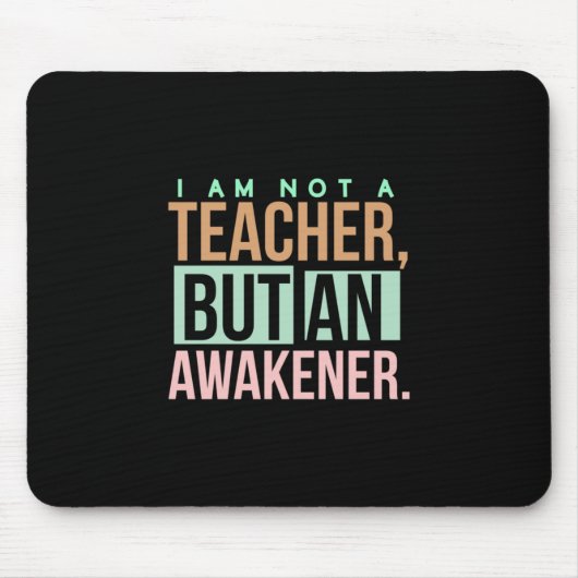 Lehrerin Art Lehrerin an Erwachener Mousepad (Vorne)