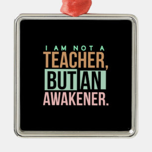 Lehrerin Art Lehrerin an Erwachener Ornament Aus Metall