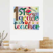 Lehrerin Art Lehrerin Poster (Küche)
