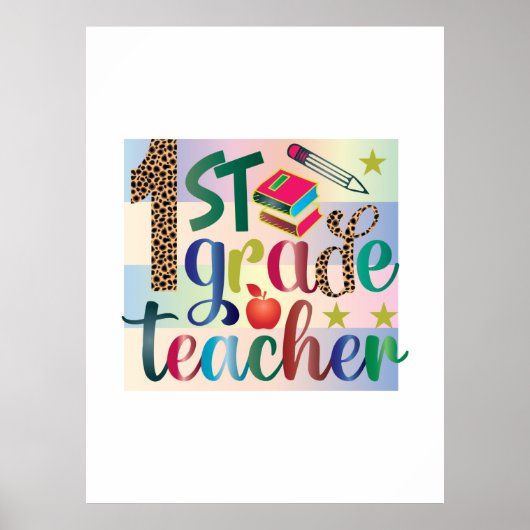 Lehrerin Art Lehrerin Poster (Vorne)